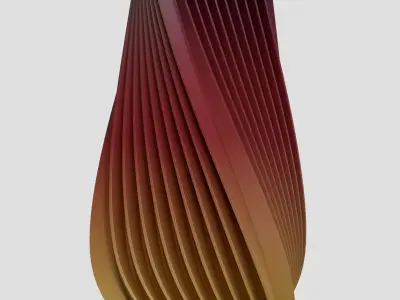 Spiral vase 3D model