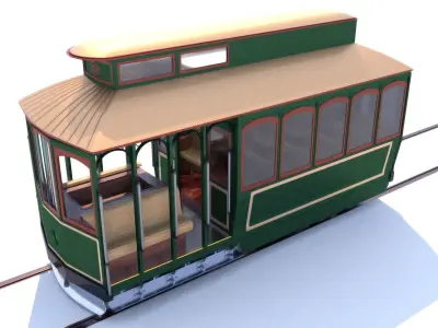 Street Tram 3D model