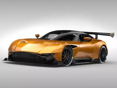 Aston Martin Vulcan 2016 3D model