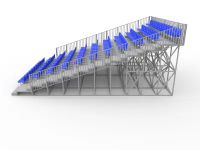 Bleachers 12 3D model