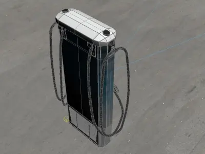 Tritium RTM DC Charger 75kW 3D model