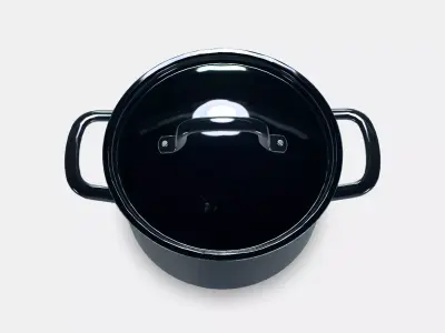 IKEA 365 Pot with lid Low-poly 3D model