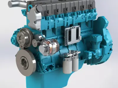 Engine YMZ 536 3D print model