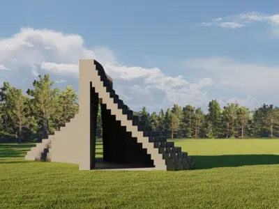 big serpentine 3D model