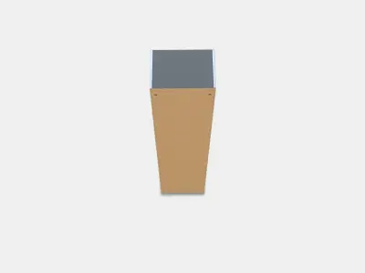 PAX Wardrobe frame 24 Low-poly 3D model