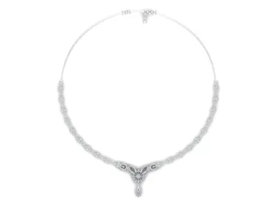 14k Gold Necklace 3D print model