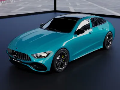 Mercedes AMG GT 63 3D model