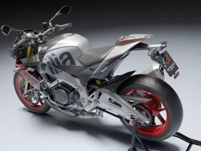 Aprilia Tuono V4 1100 Factory 2019 Low-poly 3D model