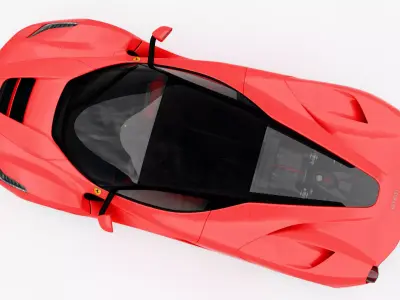 Ferrari LaFerrari Low-poly 3D model