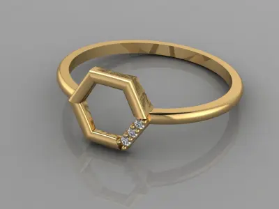 Women Ring 6 3D print model purchase