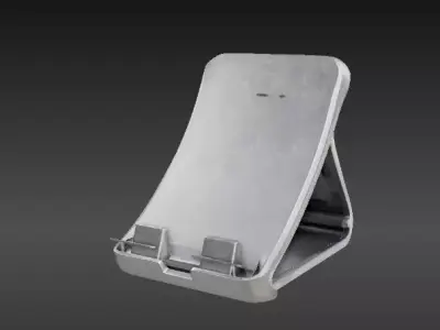 Luxury Minimalist Phone Stand 3D Model Print-Ready Low Poly  Low-poly 3D model