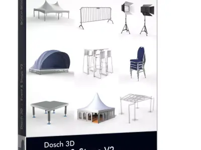 DOSCH 3D - EVENT - STAGE V2 3D model