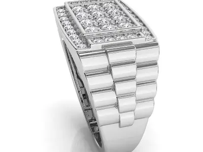 Big fancy mans ring 3D print model