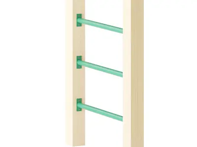AMAZON 3M MONKEY BAR SET 3D model