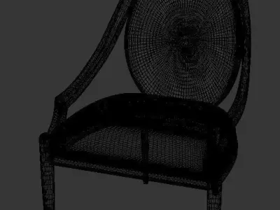 Antique Chair 2 3D model