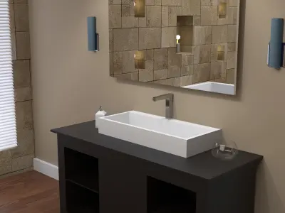 Bathroom 55 3D model