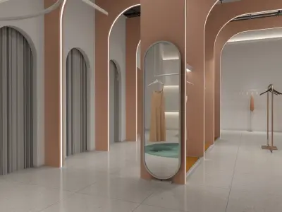 Clothing Shop 3 3D model