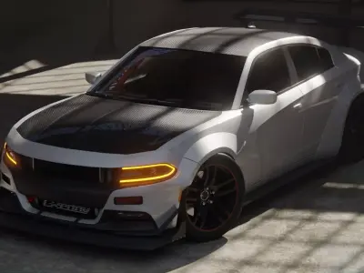 Dodge Charger SRT Modified body 3D model
