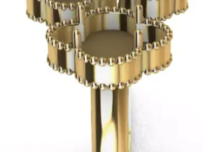 anillo Vancleef 3D print model