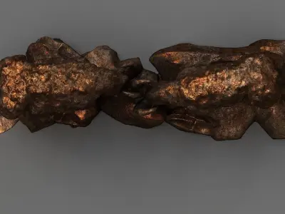 Statue of sheep Low-poly 3D model