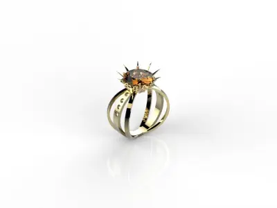 Thorn Ring 3D print model