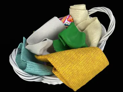 Laundry Basket Free 3D model