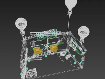 Fortnite Stand 3D model