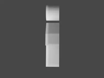 Car and man 3D model Free low-poly 3D model