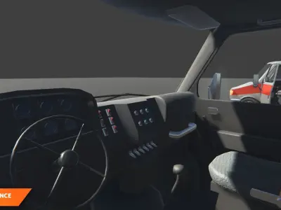 Ambulance - hospital props 3D model