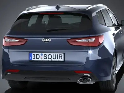 Kia Optima Sportswagon 2017 3D model