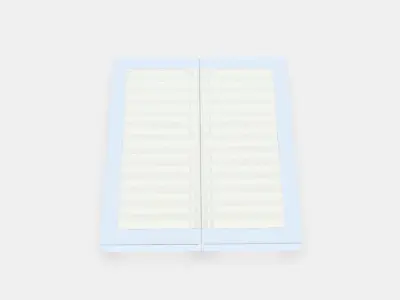 ESPEVAR Slatted mattress base with legs 10 Low-poly 3D model