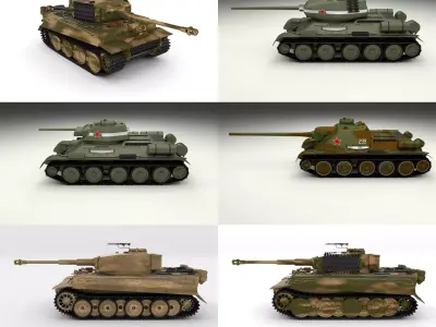 Eastern Front Armor Pack v2 3D model