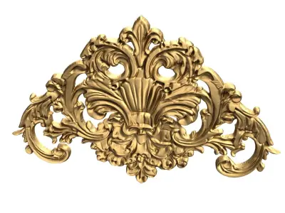 Classic carved decor ornament 475 3D print model purchase