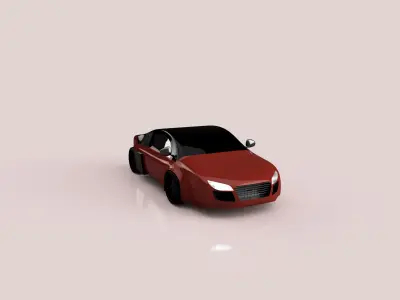 Sports car  3D print model