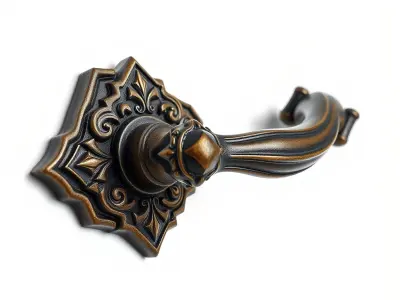 Gothic Decorative Handle model pack Low-poly 3D model