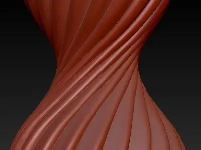 PILLAR SPIRAL CANDLE MOLD VERSION 2 3D print model