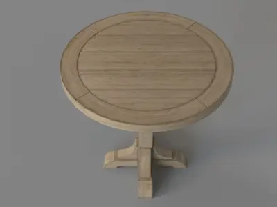 Highland Ridge Bistro Pub Table 3D model