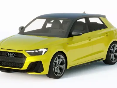 Audi A1 2019 3D model