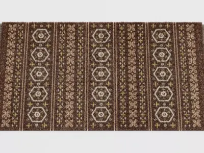-Oriental Carpet V4- 3D model