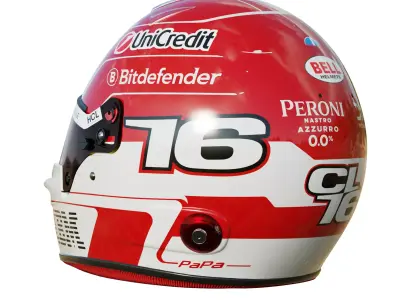 F1 Ferrari Helmets 2025 3D model