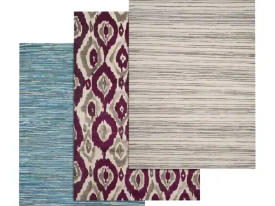 Rug Set 424 3D model