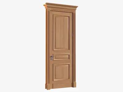 Door classic 01 3D model