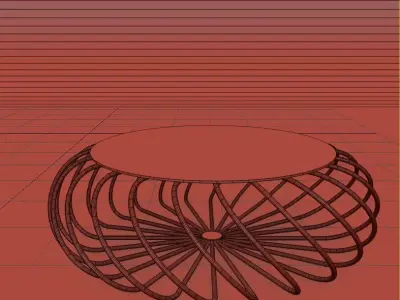 Infiniate Twisted Coffee Table 3D model