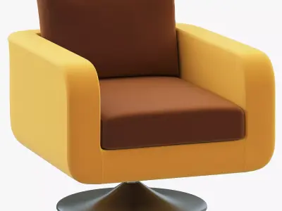 Ditre Italia Focus Armchair 3D model