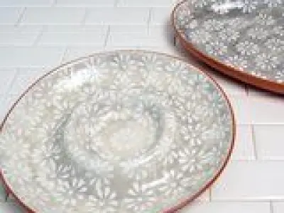 Margarida Chip Dip Platter Free 3D model