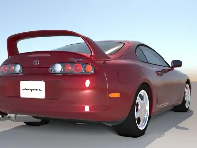 Toyota Supra MK IV A80 1993 3D model