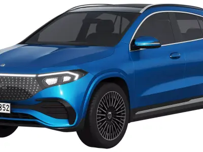 Mercedes-Benz EQA 2024 3D model