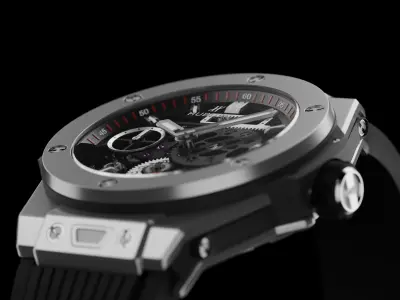 HUBLOT MECA-10 Titanium 3D model