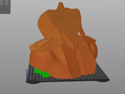 Dog Dachshund-Anubis Bust 3D print model