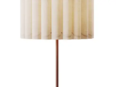 Tafellamp Lucina van linnen 3D model